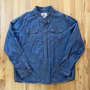 American Giant Limited Edition Cone Denim Shirt XL USA